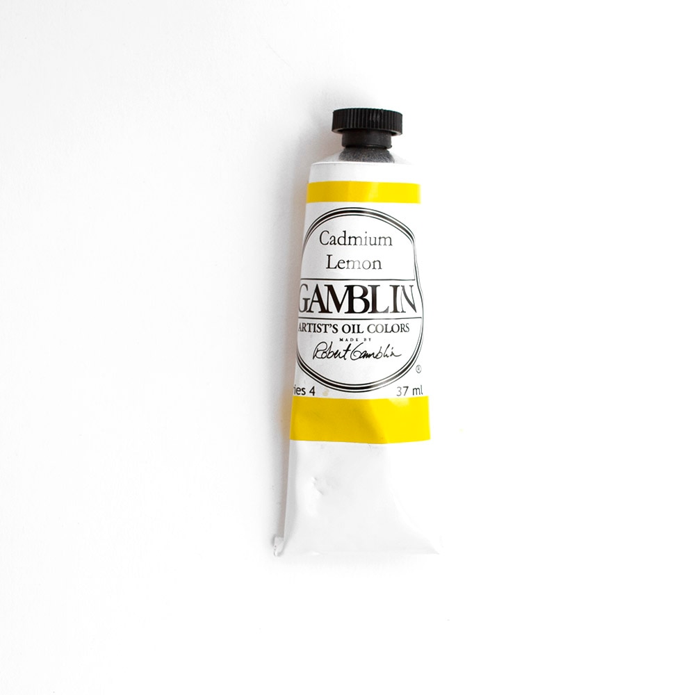 Gamblin, Oil, Art & School, Artist Grade, Paint, 37ml, 45670, Cadmium Yellow